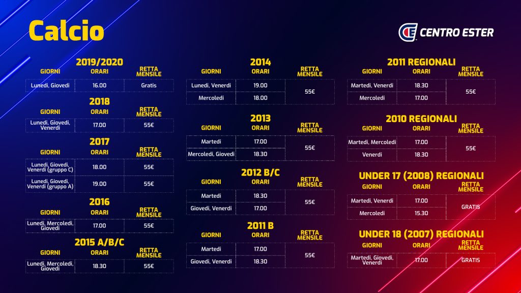 Calcio orario